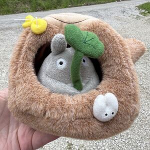 My Neighbor Totoro Plush 5 Inch Tree Trunk Studio Ghibli Official Peek A Boo